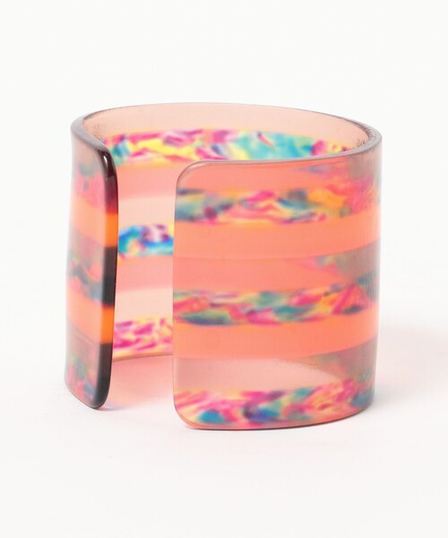 Ray BEAMS（レイビームス）の「Ray BEAMS / マルチボーダー バングル（バングル/リストバンド・レディース・その他1・ONE SIZE）」の4枚目の写真