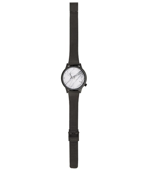 HMS WatchStore(エイチエムエスウォッチストア)の「「KOMONO / コモノ」腕時計 エステル マーブル ロイヤル メッシュベルト(アナログ腕時計・レディース・ブラック系その他/ピンクゴールド・FREE)」の3枚目の写真