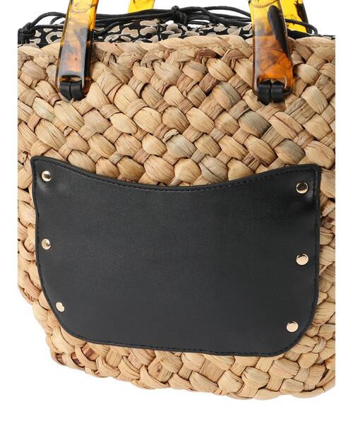 Te chichi（テチチ）の「アクリルハンドルかごバッグ（ハンドバッグ・レディース・ホワイト/ブラック・ﾌﾘ-）」の13枚目の写真