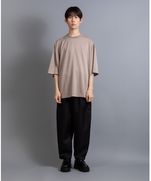 En serio TOKYO(エンソリオトーキョー)の「【ZOZO限定】冷感COOLダンボール 裾マーク刺繍 TEE(Tシャツ/カットソー・メンズ・ブラック/ライトベージュ/ダークブルー/ホワイト・M/L)」の11枚目の写真