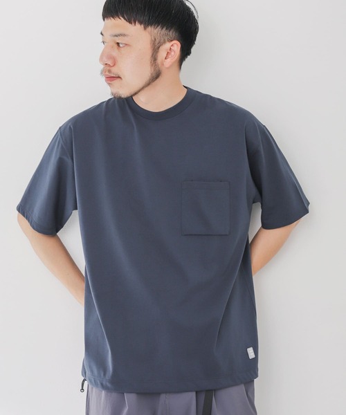 EKAL（エカル）の「エンブロイダリーワッペンショートスリーブTシャツ（Tシャツ/カットソー・メンズ・ブルー系その他/グレー/オフホワイト・LARGE/MEDIUM）」の17枚目の写真