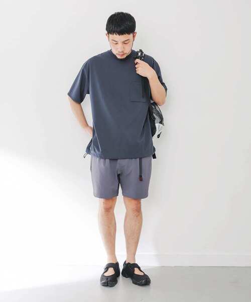 EKAL（エカル）の「エンブロイダリーワッペンショートスリーブTシャツ（Tシャツ/カットソー・メンズ・ブルー系その他/グレー/オフホワイト・LARGE/MEDIUM）」の19枚目の写真