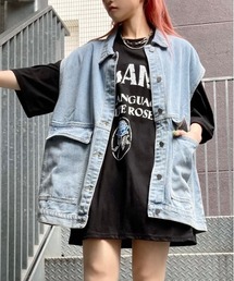 Figments | オーバーデニムベスト(ベスト)