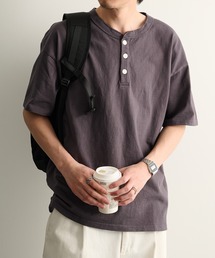 【Goodwear】USA COTTON ヘビーウェイトヘンリーネックTEE 2W7-2522