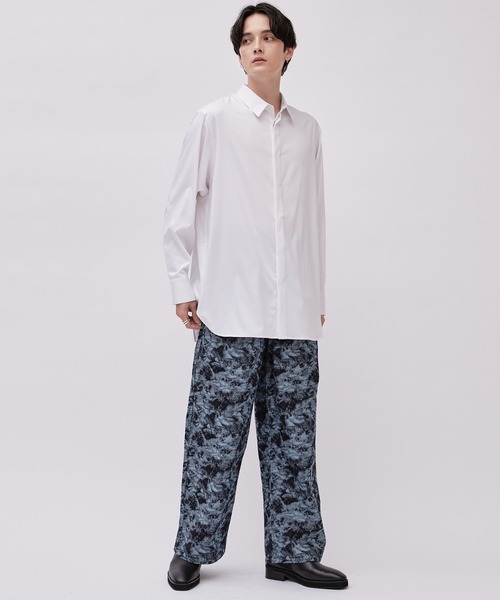 Lui's（ルイス）の「ジャガードワイドデニムパンツ（デニムパンツ・メンズ・ブルー/ブラック・S/M/L）」の9枚目の写真