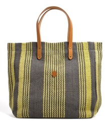 CL3517 MULTI STRIPE TOTE/L　ジュート マルチカラー