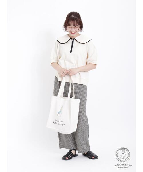 Samansa Mos2（サマンサ モスモス）の「【PETER RABBIT×SamansaMos2】ﾄｰﾄﾊﾞｯｸﾞ（ハンドバッグ・レディース・ブラウン/ベージュ・F）」の18枚目の写真