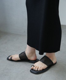 LB.04/メッシュコンビフラットサンダル