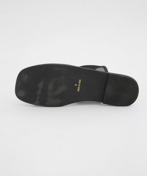 NANO universe（ナノユニバース）の「LB.04/メッシュコンビフラットサンダル（サンダル・レディース・ブラック/ライトグレー/ライトベージュ・37/36/38）」の9枚目の写真