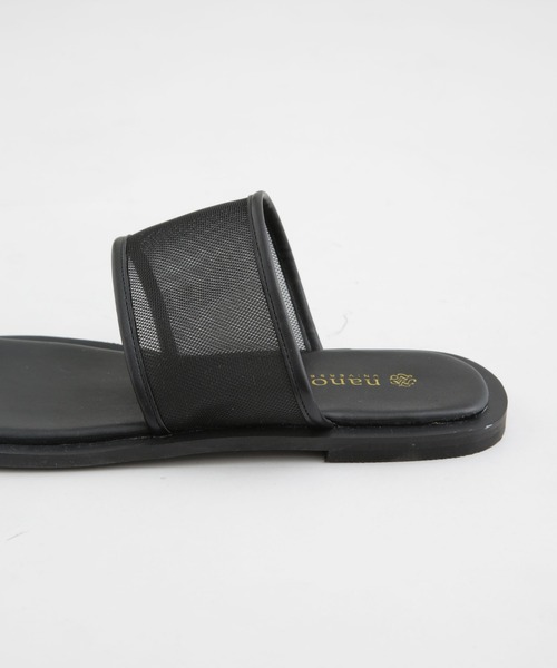NANO universe（ナノユニバース）の「LB.04/メッシュコンビフラットサンダル（サンダル・レディース・ブラック/ライトグレー/ライトベージュ・37/36/38）」の10枚目の写真