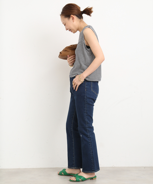 mother（マザー）の「【MOTHER/マザー】ボーダー ノースリーブ プルオーバー（Tシャツ/カットソー・レディース・ネイビー・FREE）」の8枚目の写真