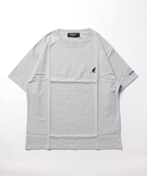 KANGOL(カンゴール)の「【KANGOL】(BL)(Tシャツ/カットソー・メンズ・グレー/ブラック/グリーン/ホワイト/ホワイト系その他・MEDIUM)」の5枚目の写真