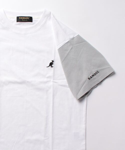KANGOL(カンゴール)の「【KANGOL】(BL)(Tシャツ/カットソー・メンズ・グレー/ブラック/グリーン/ホワイト/ホワイト系その他・MEDIUM)」の7枚目の写真