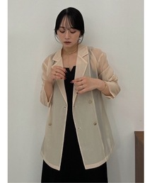 INTER FACTORY | なおざきななこ -ロングカフスシアージャケット made in INTERFACTORY(テーラードジャケット)