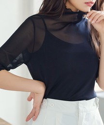 KOBE LETTUCE（コウベレタス）の「選べる3type　半袖シアートップス（Tシャツ/カットソー）」