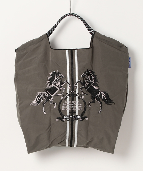 Ball&Chain（ボールアンドチェーン）の「 【Ball&Chain】TWIN HORSE（エコバッグ/サブバッグ）」 WEAR