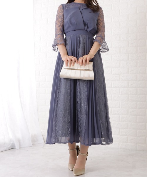 Lace Ladies(レースレディース)の「メタリック×ビジュープリーツコンパクトクラッチ(クラッチバッグ・レディース・ブラック/アイボリー/グレー/ベージュ・FREE)」の11枚目の写真
