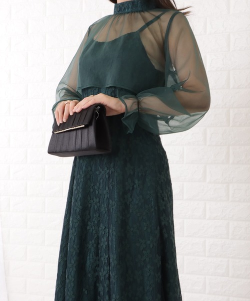 Lace Ladies(レースレディース)の「メタリック×ビジュープリーツコンパクトクラッチ(クラッチバッグ・レディース・ブラック/アイボリー/グレー/ベージュ・FREE)」の19枚目の写真