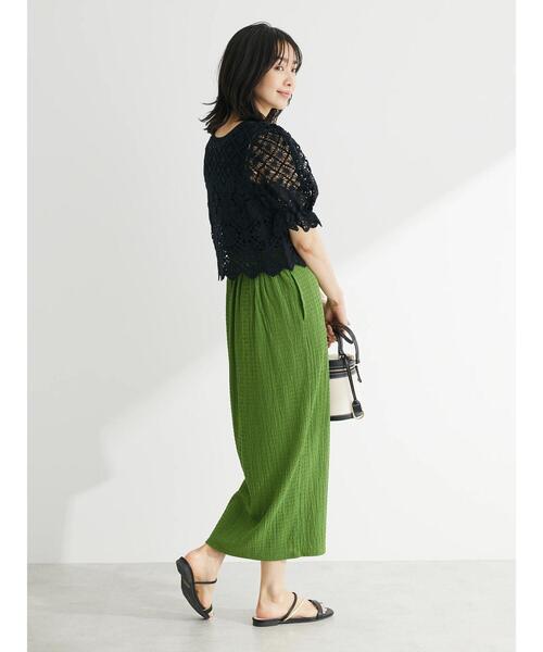 Sugar spoon(シュガースプーン)の「・SUGAR SPOON 2wayクロシェカーディガン(カーディガン/ボレロ・レディース・ブラック/アイボリー/ピンク・FREE)」の10枚目の写真