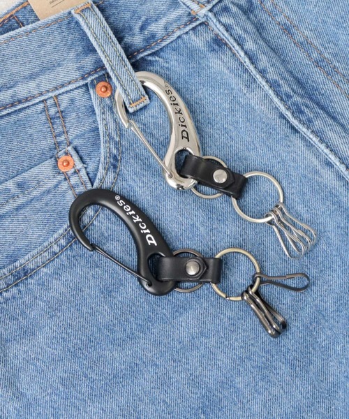 Dickies（ディッキーズ）の「カラビナ キーホルダー（キーホルダー・メンズ・ブラック/シルバー・FREE）」の5枚目の写真