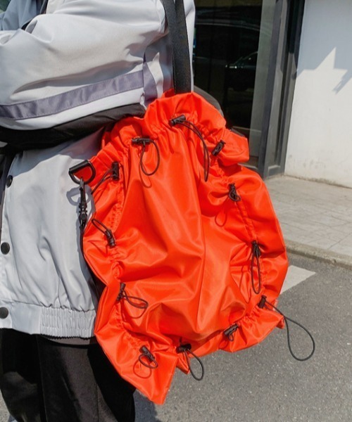 Vipoa（ヴィポア）の「2way spring cord stopper bag（ショルダーバッグ・レディース・アイボリー/オレンジ/ブラック・FREE）」の19枚目の写真