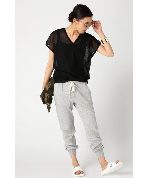 journal standard L'essage(ジャーナルスタンダードレサージュ)の「キルバーンVネックニットプルオーバー #(ニット/セーター・レディース・グレー/ブラック・FREE)」の13枚目の写真