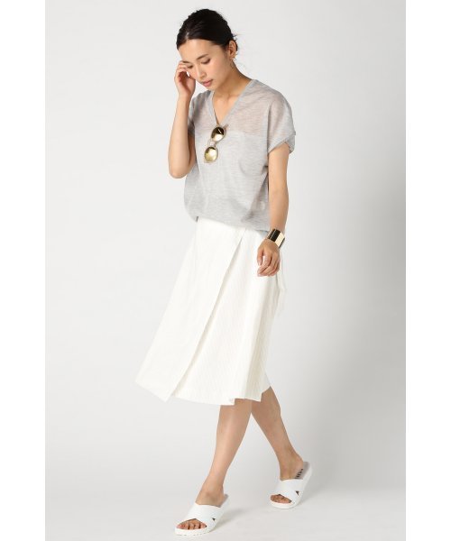 journal standard L'essage(ジャーナルスタンダードレサージュ)の「キルバーンVネックニットプルオーバー #(ニット/セーター・レディース・グレー/ブラック・FREE)」の14枚目の写真