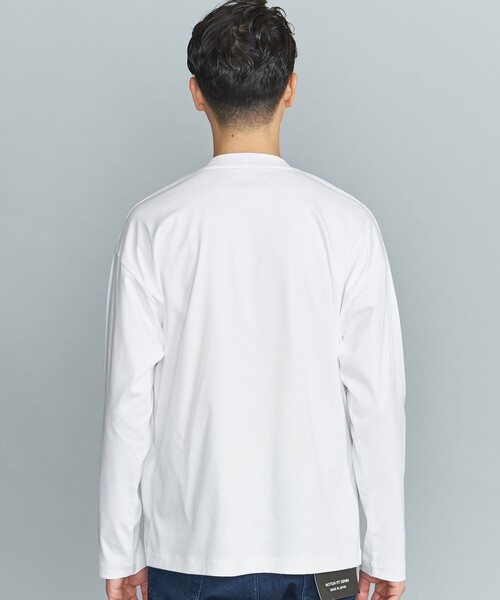 BEAUTY&YOUTH UNITED ARROWS(ビューティーアンドユースユナイテッドアローズ)の「【WEB限定 WARDROBE SMART】NORITAKE クルーネック リラックス テーパード カットソー(Tシャツ/カットソー・メンズ・ホワイト/ブラック/ダークグレー/その他1・S/M/L/XL)」の9枚目の写真