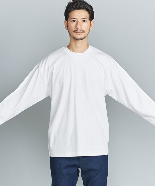 BEAUTY&YOUTH UNITED ARROWS(ビューティーアンドユースユナイテッドアローズ)の「【WEB限定 WARDROBE SMART】NORITAKE クルーネック リラックス テーパード カットソー(Tシャツ/カットソー・メンズ・ホワイト/ブラック/ダークグレー/その他1・S/M/L/XL)」の10枚目の写真