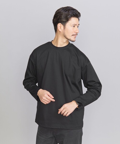 BEAUTY&YOUTH UNITED ARROWS(ビューティーアンドユースユナイテッドアローズ)の「【WEB限定 WARDROBE SMART】NORITAKE クルーネック リラックス テーパード カットソー(Tシャツ/カットソー・メンズ・ホワイト/ブラック/ダークグレー/その他1・S/M/L/XL)」の11枚目の写真