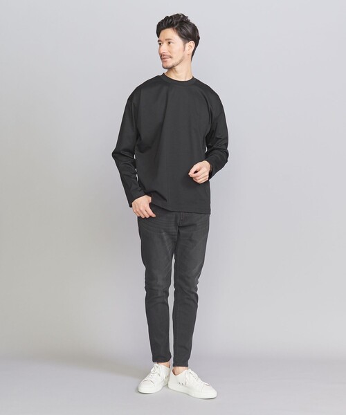BEAUTY&YOUTH UNITED ARROWS(ビューティーアンドユースユナイテッドアローズ)の「【WEB限定 WARDROBE SMART】NORITAKE クルーネック リラックス テーパード カットソー(Tシャツ/カットソー・メンズ・ホワイト/ブラック/ダークグレー/その他1・S/M/L/XL)」の12枚目の写真