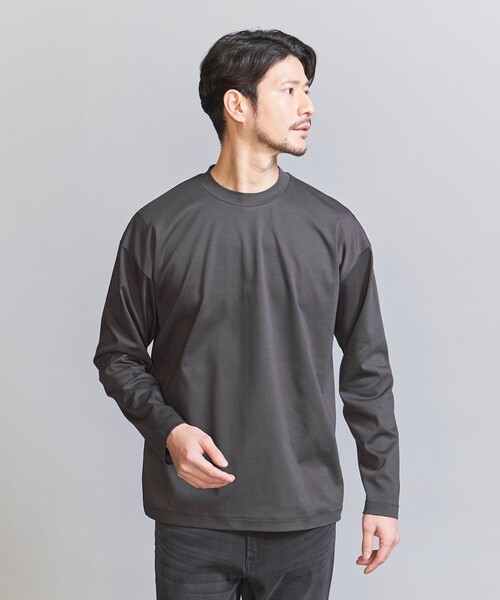 BEAUTY&YOUTH UNITED ARROWS(ビューティーアンドユースユナイテッドアローズ)の「【WEB限定 WARDROBE SMART】NORITAKE クルーネック リラックス テーパード カットソー(Tシャツ/カットソー・メンズ・ホワイト/ブラック/ダークグレー/その他1・S/M/L/XL)」の18枚目の写真