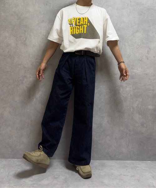 STRAY SHEEP（ストレイシープ）の「[STRAY SHEEP]STRAY SHEEP×スポンジ・ボブTシャツ（Tシャツ/カットソー・レディース・ホワイト系その他/ホワイト系その他2/ホワイト系その他3・MEDIUM/LARGE/X-LARGE）」の5枚目の写真