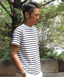 JOURNAL STANDARD relume | サイロスパンボーダーTシャツ #(Tシャツ/カットソー)