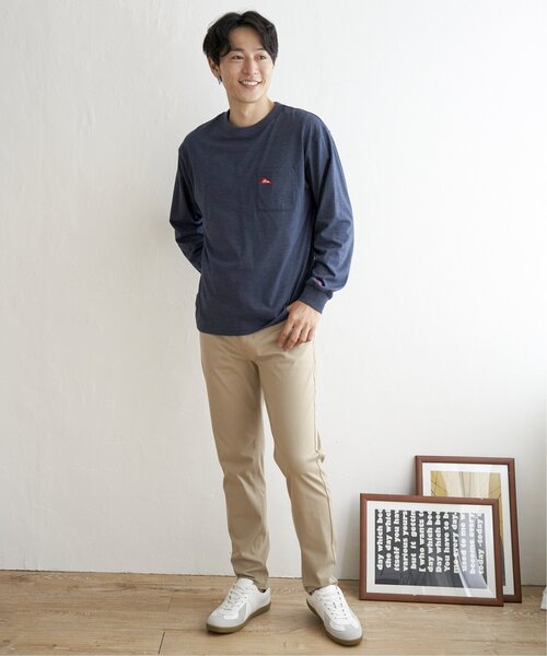 ikka(イッカ)の「URBAN NATURE LIFE ロゴワッペンポケットロンT(Tシャツ/カットソー・メンズ・ブラック/オフホワイト/マスタード/ブルー・S/M/L/XL)」の20枚目の写真