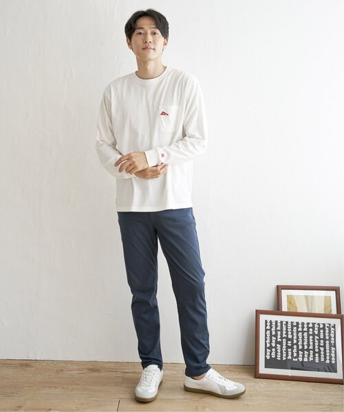 ikka(イッカ)の「URBAN NATURE LIFE ロゴワッペンポケットロンT(Tシャツ/カットソー・メンズ・ブラック/オフホワイト/マスタード/ブルー・S/M/L/XL)」の18枚目の写真