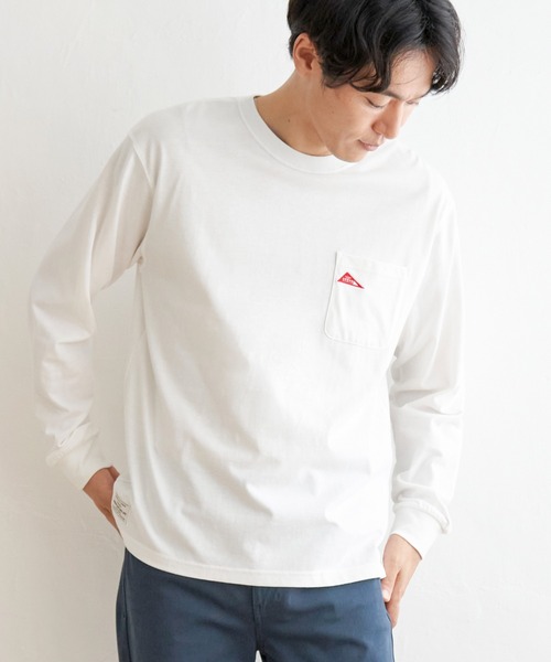 ikka(イッカ)の「URBAN NATURE LIFE ロゴワッペンポケットロンT(Tシャツ/カットソー・メンズ・ブラック/オフホワイト/マスタード/ブルー・S/M/L/XL)」の22枚目の写真