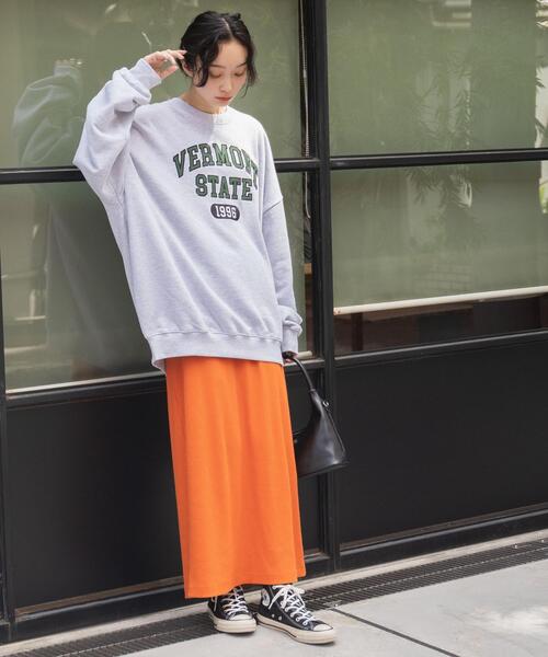 WEGO（ウィゴー）の「WEGO/ヘビーウエイト刺繍グラフィックプルオーバー（スウェット・メンズ・ダークグリーン/グレー/ホワイト/ブラック・MEDIUM/LARGE）」の8枚目の写真