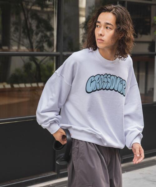 WEGO（ウィゴー）の「WEGO/ヘビーウエイト刺繍グラフィックプルオーバー（スウェット・メンズ・ダークグリーン/グレー/ホワイト/ブラック・MEDIUM/LARGE）」の14枚目の写真