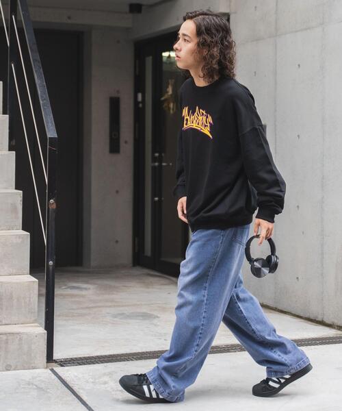 WEGO（ウィゴー）の「WEGO/ヘビーウエイト刺繍グラフィックプルオーバー（スウェット・メンズ・ダークグリーン/グレー/ホワイト/ブラック・MEDIUM/LARGE）」の18枚目の写真