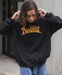 WEGO | WEGO/ヘビーウエイト刺繍グラフィックプルオーバー(スウェット)