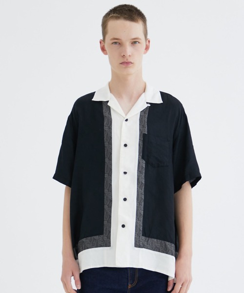 TOGA VIRILIS（トーガ ビリリース）の「STUDIOUS別注 Paisley Panel Shirts（シャツ/ブラウス・メンズ・ブラック/グリーン・46/48）」の4枚目の写真