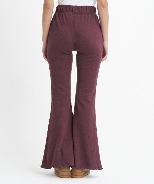 SLY（スライ）の「L/W MILITARY FLARE PT ローウエスト ミリタリー フレアパンツ Y2K（カーゴパンツ）」 - WEAR ROXY ストライプ（カラーコール天） フレアーパンツ　Y2K