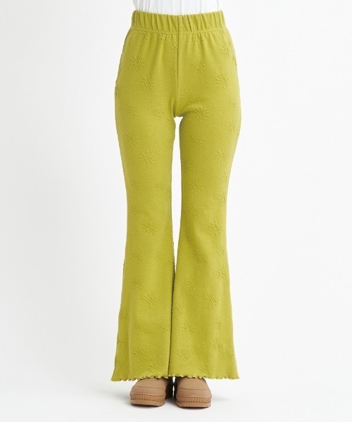 ROXY(ロキシー)の「EVENING FLOWER PANTS/ロキシージャガードデイジーライクフレアパンツ(その他パンツ・レディース・ブラウン/グリーン/ブラック・MEDIUM/SMALL/LARGE)」の14枚目の写真