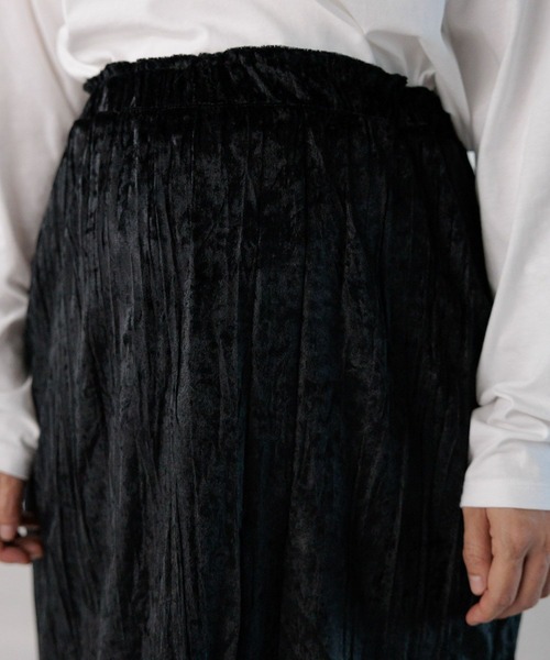 LEPSIM(レプシィム)の「【産前・産後対応】マタニティ/ベロアナロースカート 975467(マタニティウェア/グッズ・レディース・ブラック/ベージュ系その他・FREE)」の13枚目の写真