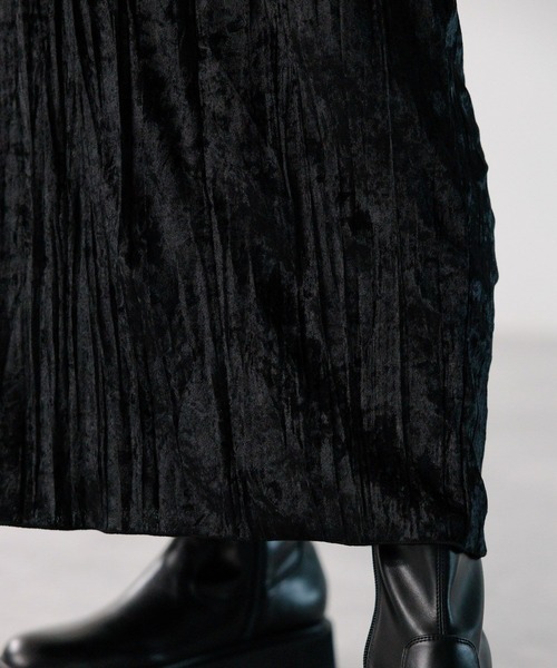 LEPSIM(レプシィム)の「【産前・産後対応】マタニティ/ベロアナロースカート 975467(マタニティウェア/グッズ・レディース・ブラック/ベージュ系その他・FREE)」の16枚目の写真