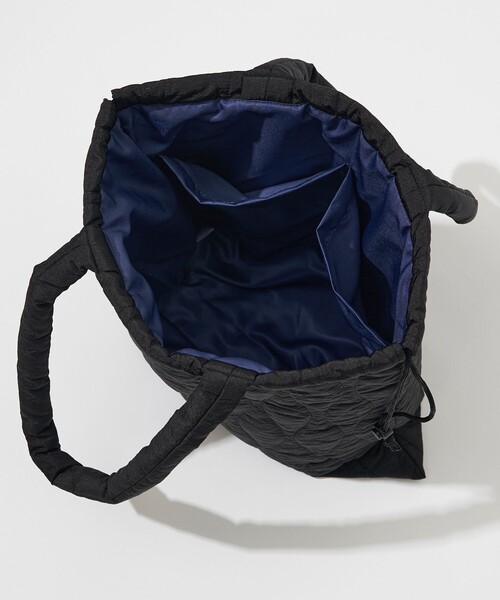 WEEKEND(ER)（ウィークエンダー）の「WEEKEND(ER)×FREAK'S STORE/ウィークエンダー×フリークスストア 別注 ナイロン キルト トートバッグ（トートバッグ・レディース・ベージュ/オレンジ/ライム/ブラック・ONE SIZE）」の12枚目の写真