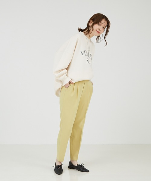 abahouse mavie（アバハウスマヴィ）の「【スウェット】ロゴシルキーダンボールプルオーバー/秋服/冬服/春服/３シーズン（スウェット・レディース・ピンク/チャコールグレー/ホワイト/イエロー/スミクロ/グレー系その他/アイボリー・フリー）」の10枚目の写真