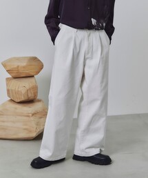 tk.TAKEO KIKUCHI | ヴィンテージライクワイドデニムパンツ(デニムパンツ)
