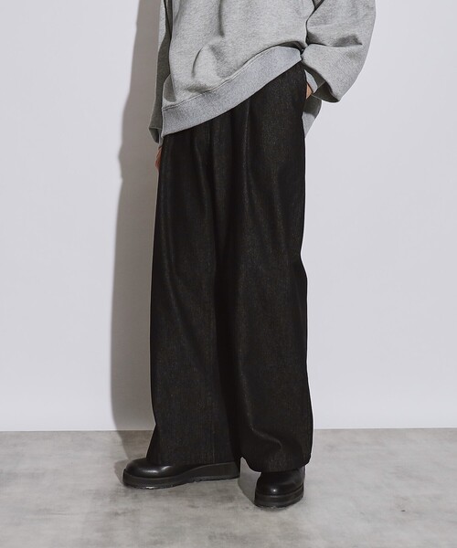 tk.TAKEO KIKUCHI(ティーケータケオキクチ)の「◆ヴィンテージライクワイドデニムパンツ(デニムパンツ・メンズ・ホワイト/ブラック/ブルー系その他/ブラック系/ブラック系1/ブルー系/ブルー系1・01/02/03)」の14枚目の写真